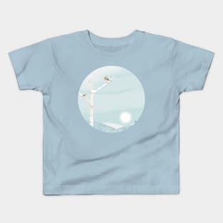 Winter Morning Kids T-Shirt